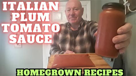 Homemade Italian Plum Tomato Sauce How To Cook At Home Easy Food