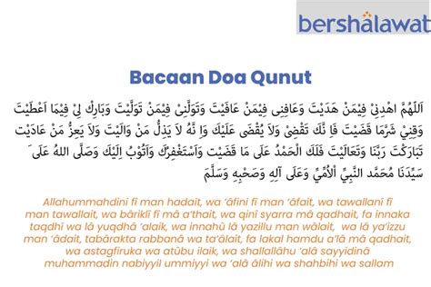 Bacaan Doa Qunut Dan Macam Macamnya Oleh Ustadz Abdul Somad