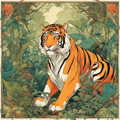 Forest Tiger Ai Generated Artwork Nightcafe Creator