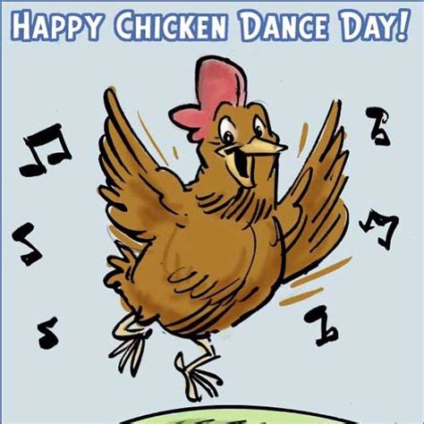 Swampys Florida Says Happy Chicken Dance Day Dancing Day Dance Happy