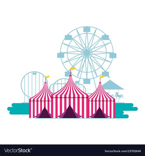 Circus Fun Fair Carnival Royalty Free Vector Image