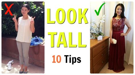 How To Look Taller For Girls Using 10 Fashion Tips Youtube