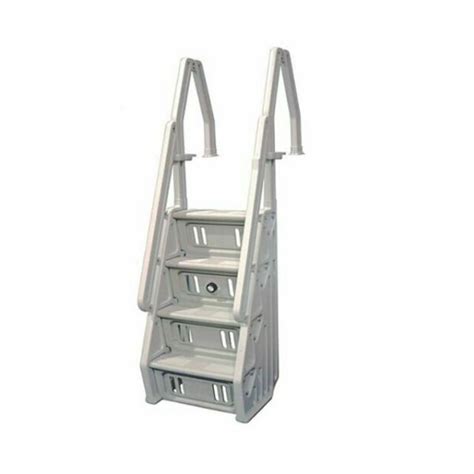 Vinyl Works In32 W 32 Inch In Step Ladder For Above Ground Pool White
