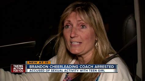 cheerleading coach arrested for sexual activity with teenage girl youtube
