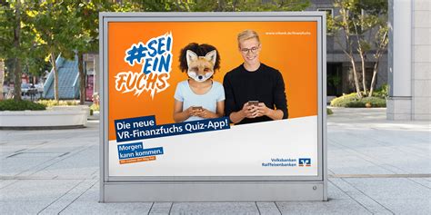 Mit scan2bank ist das möglich: VR-Bank - VR-Finanzfuchs Quiz App - formtugend - Marken ...