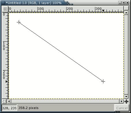 That's simply due to the impossibility of. GIMP - Straight Line Tutorial