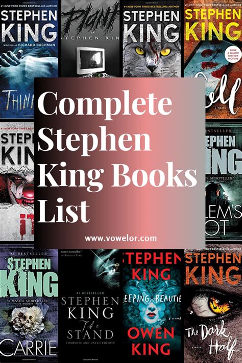 All Stephen King Books List And Latest Novel Stephen King Books