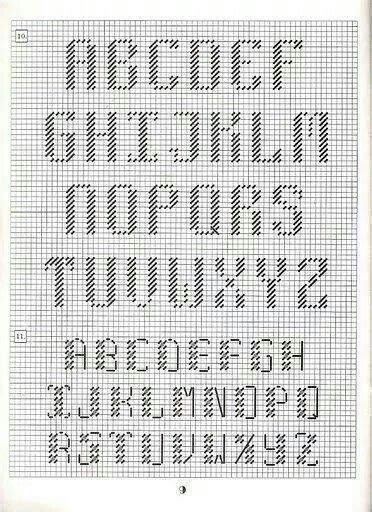 Plastic Canvas Alphabet Patterns Printable