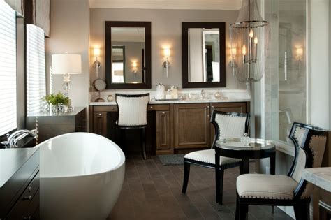 Luxury Master Bathroom Robeson Design Transitional Bathroom San