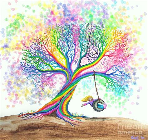 Still More Rainbow Tree Dreams By Nick Gustafson Rainbow Tree Tree