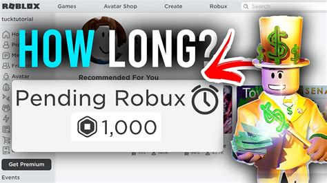 How Long Is Robux Pending For Full Guide Youtube