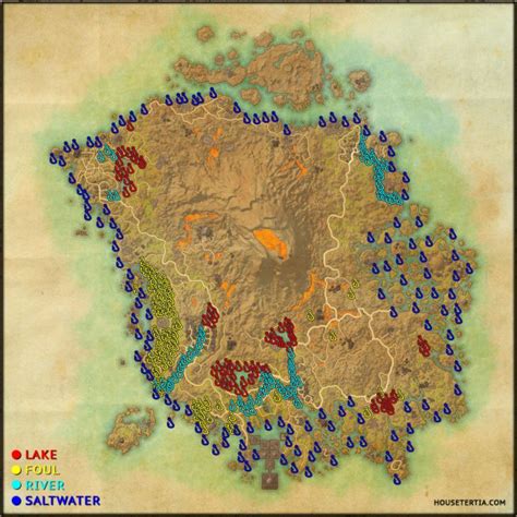 Eso Fishing Map Vvardenfell House Tertia