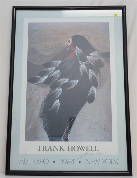 Frank Howell 1937 1997 Signed Exhibition Poster