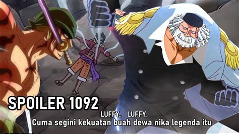 Spoiler One Piece Episode 1092 Luffy Gear 5 Terkapar Gorosei Saturn