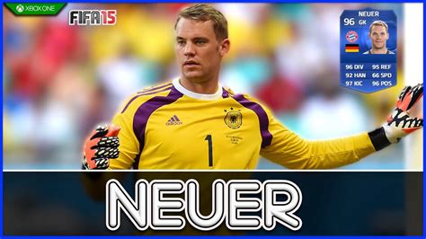 Join the discussion or compare with others! FIFA 15 | Player Review | TOTY 96 Manuel Neuer ! - YouTube