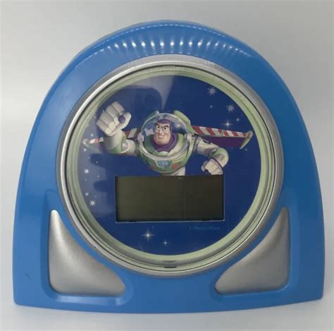Disneys Pixar Buzz Lightyear Cosmic Digital Alarm Clock Works 1495