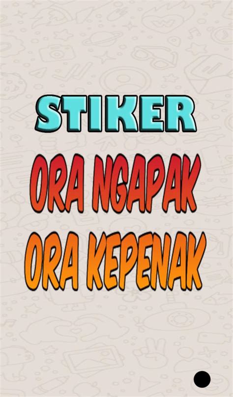 Stiker Text Jawa Ngapak Wastickersapp Apk للاندرويد تنزيل