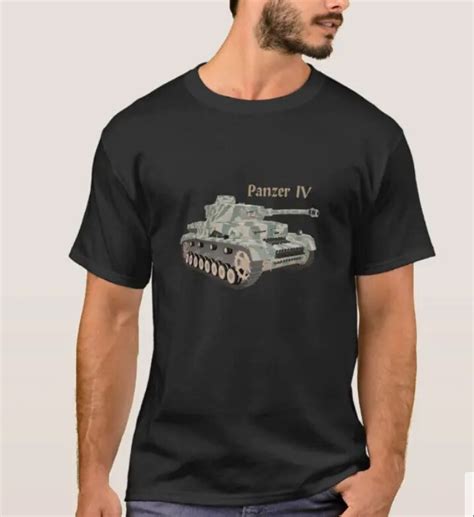 German Panzer Iv Wwii Medium Tank Military Enthusiasts T Shirt Summer