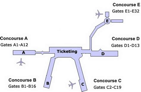 25 Charlotte Airport Gate Map Online Map Around The World