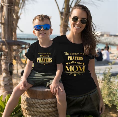 Mother And Son Outfits Mother And Daughter Matching Outfits Etsy Mom And Son Shirt Mother N