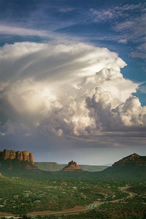 Monsoon Storm Develops Over Sedona Photograph By Kyle Ledeboer Pixels