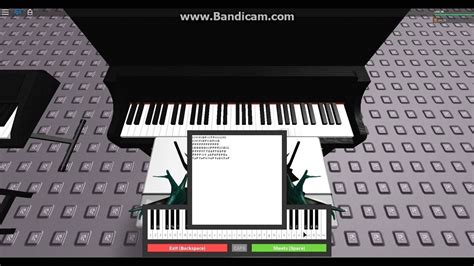 Virtual Piano Roblox Sheets Jnrspirit