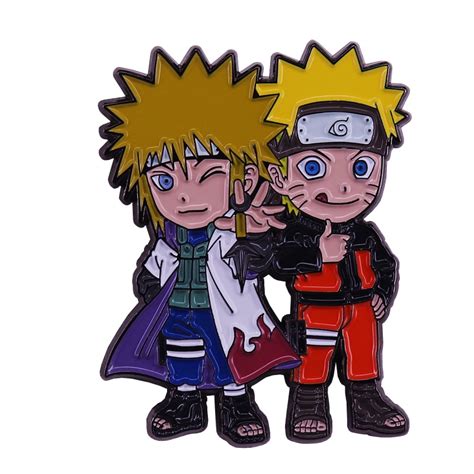 Naruto And Minato Badge Pins Ghibli Store