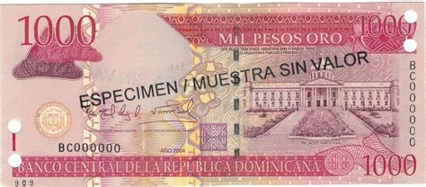 dominican republic 1000 pesos oro banknote 2004 km 173s3 unc 63 ma shops