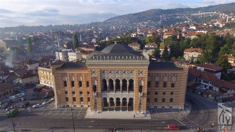 Vijećnica, Sarajevo, Bosnia and Herzegovina | Dronestagram