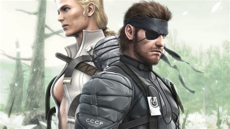 X Resolution Solid Snake Illustration Metal Gear Solid Big