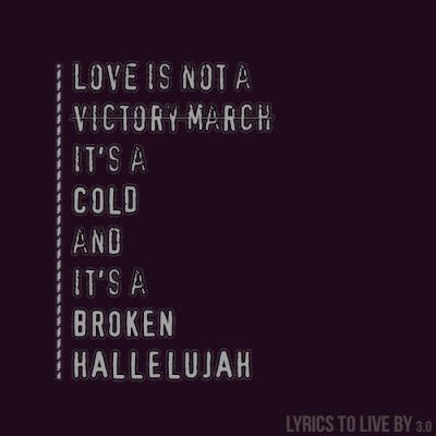 What does leonard cohen's song hallelujah mean? Hallelujah, Leonard Cohen | Lyrics to live by, Hallelujah lyrics, Lyrics