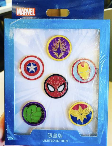 New Marvel Pin Sets At Shanghai Disneyland Disney Pins Blog