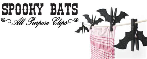 Spooky Bat Pegs Sleeping Vampire Bats Useful Clips