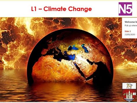National 5 Climate Change Solutions Teaching Resources