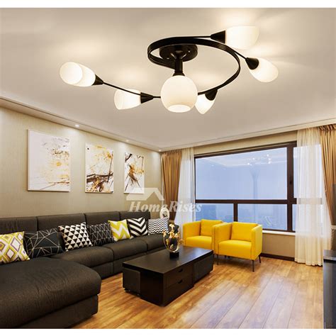 Living Room Ceiling Light Ideas 4 6 Lights Bedroom Black Restaurant