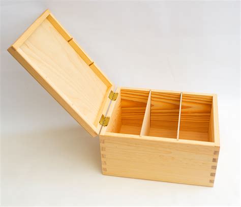 1 2 3x Plain Wooden Cube Cd Storage Box Wood Keepsake Boxes Decoupage Craft Ebay
