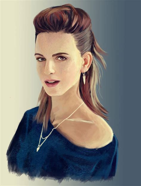Emma Watson Portrait By Veryangrysokol On Deviantart
