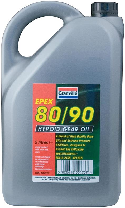 Granville 0173 8090 5l Hypoid Epex Gear Oil Bigamart
