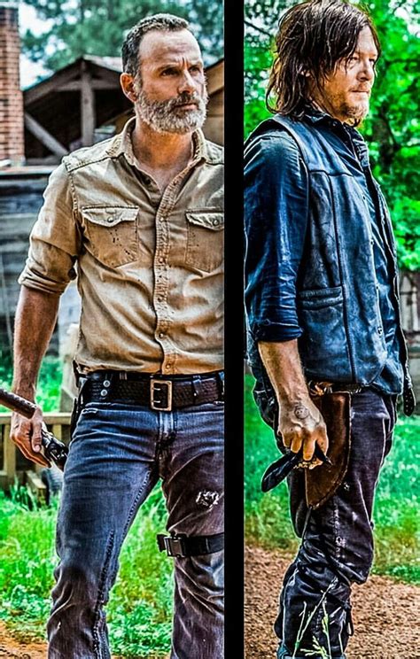Rick Grimes And Daryl Dixon Walking Dead Season 9 Amc Walking Dead