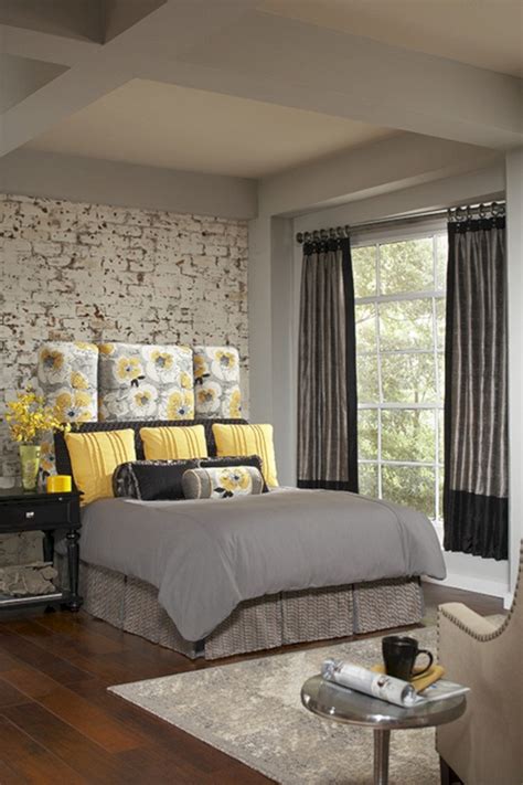 45 Cozy Grey Yellow Bedrooms Decorating Ideas Page 18 Of 47