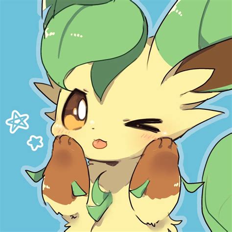 Leafeon Cute On Twitters Cute Pokemon Pictures Pokemon Eevee