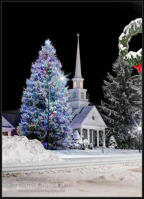 Christmas Night In Snow Highlands United Methodist Church Highlands
