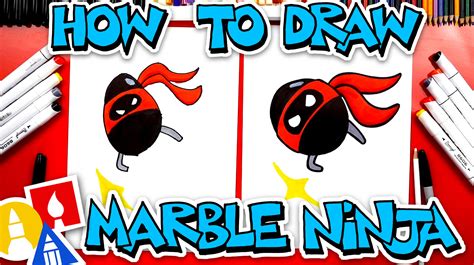 Check spelling or type a new query. How To Draw Marble Ninja From YouTube Kids - Art For Kids Hub