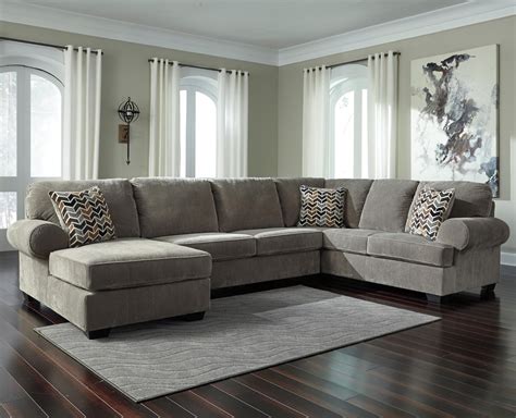 Ashley Signature Design Jinllingsly Contemporary 3 Piece Sectional With