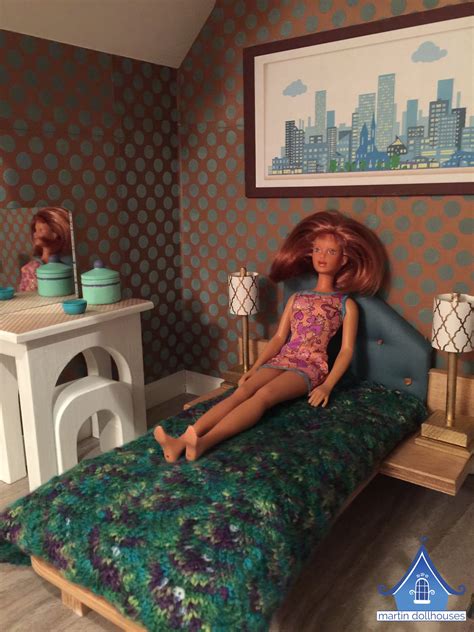 diy barbie bedding makes your barbie dollhouse a home martin dollhouses