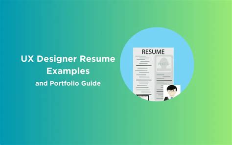 8 Ux Designer Resume Examples And Portfolio Guide Guvi Blogs