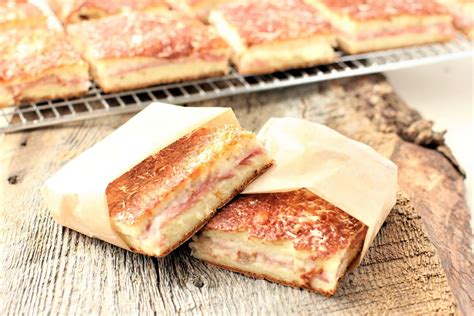 Torta De Fiambre Baked Ham And Cheese Sandwiches Kitchen Frau