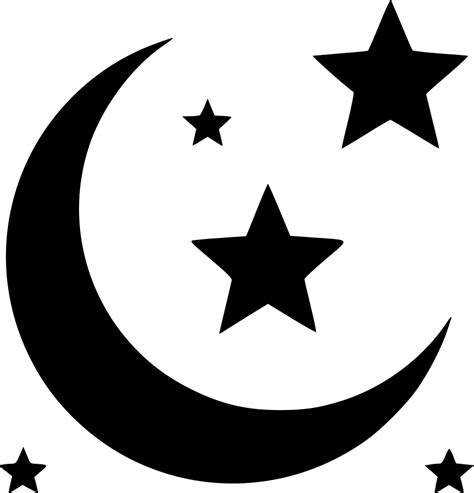 Moon And Stars Svg Png Icon Free Download 547795 Onlinewebfontscom