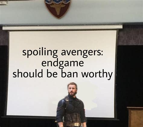 Fixed It Avengers Endgame Spoiler Prevention Campaign Know Your Meme