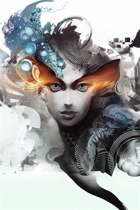 How to photoshop on android. A psychedelic and surreal Photoshop painting by digital ...
